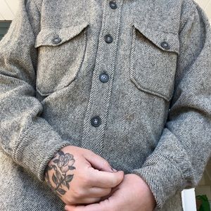 Vintage Wool Fisherman’s Jacket